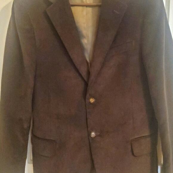Lands End Brown Corduroy Blazer. Size 42R